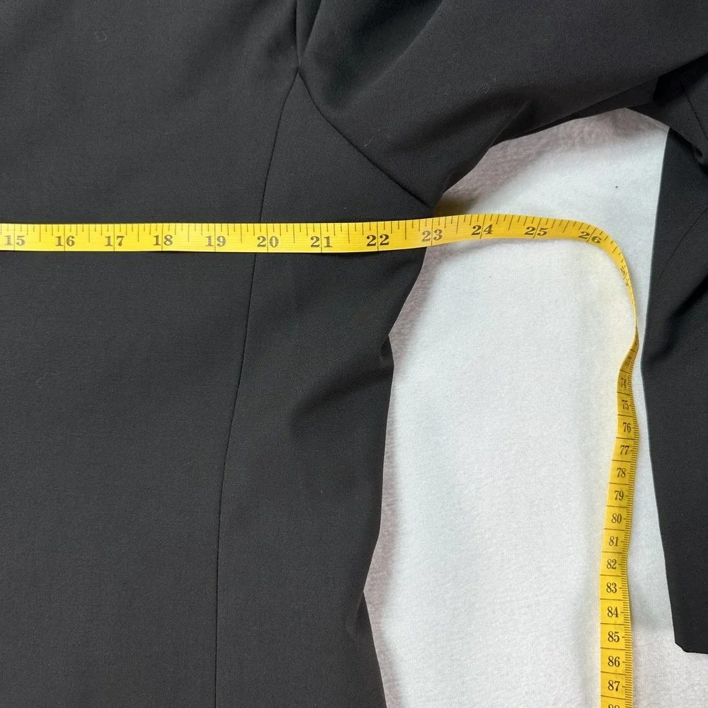 Gianni Collani Blazer Men's 42L Black Wool Blend Suit Jacket Sport Coat‎ Classic